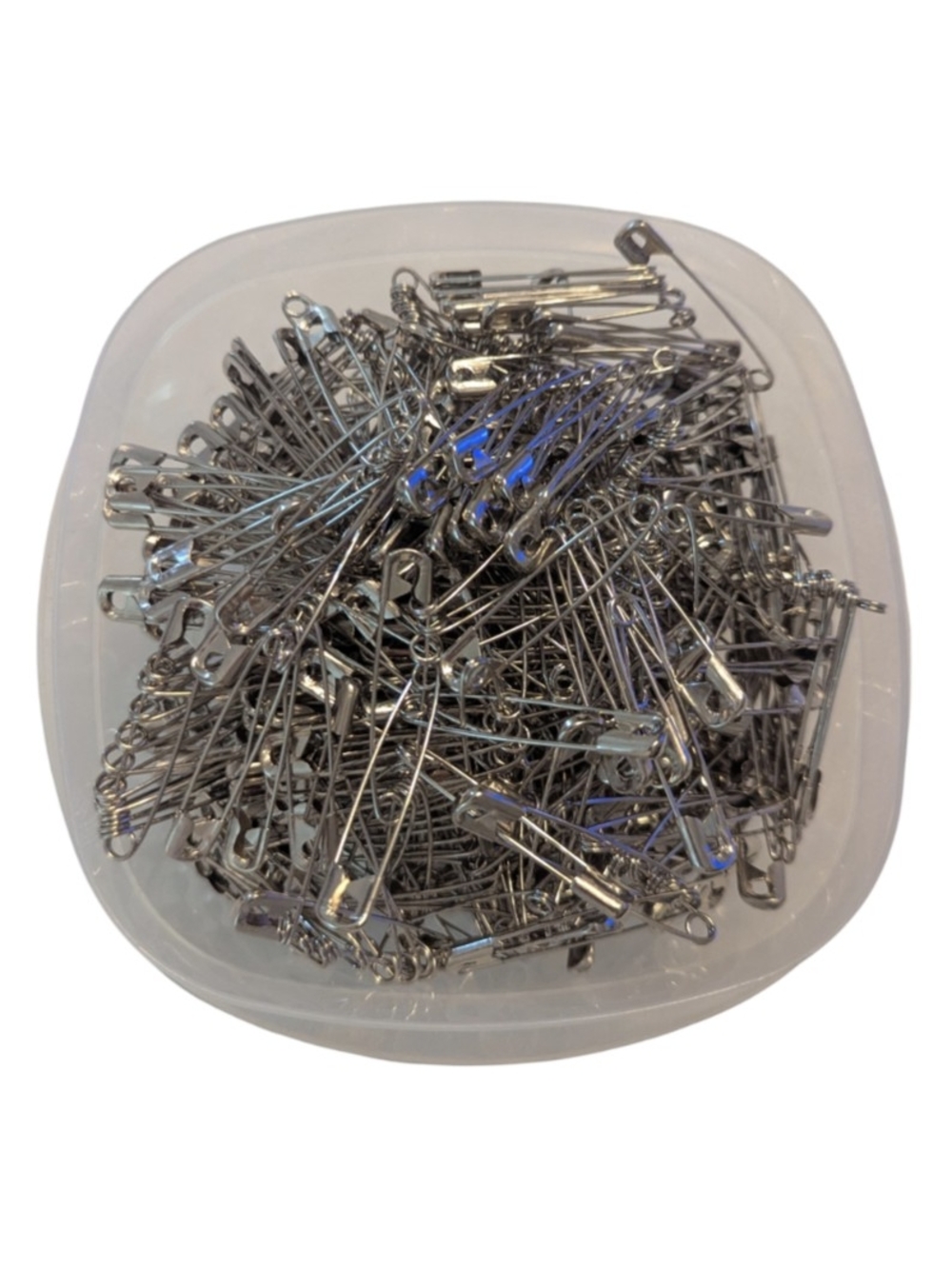 Bulk Pack 743 Stainless Steel Safety Pins For Crafting, Quilting, Sewing 2" each